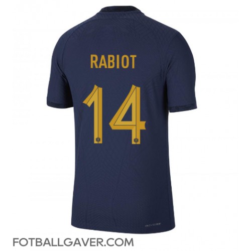 Frankrike Adrien Rabiot #14 Fotballklær Hjemmedrakt VM 2022 Kortermet